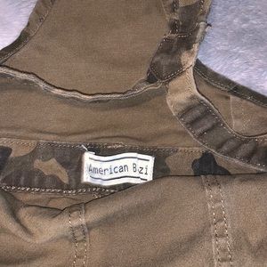 American Bazi Shorts - American Bazi army denim overalls American Bazi Shorts - American Bazi army denim overalls